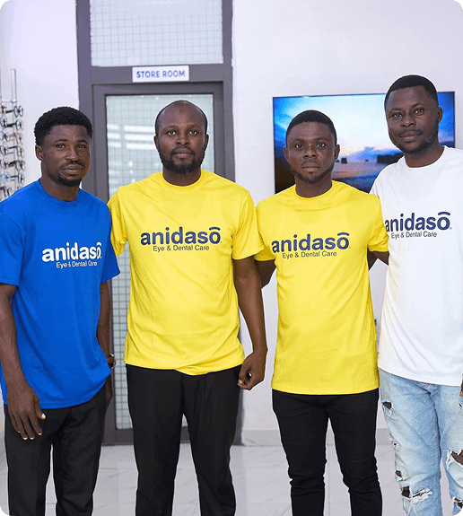 Anidaso Eye Centre clinicians at work